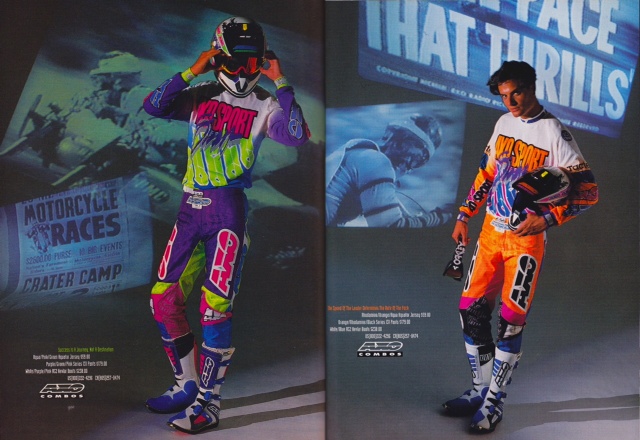 blue motocross gear