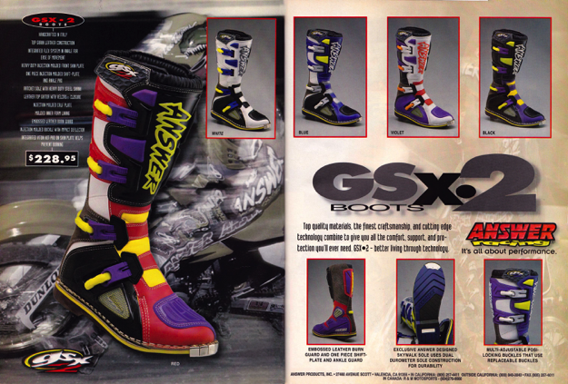 answer boots motocross