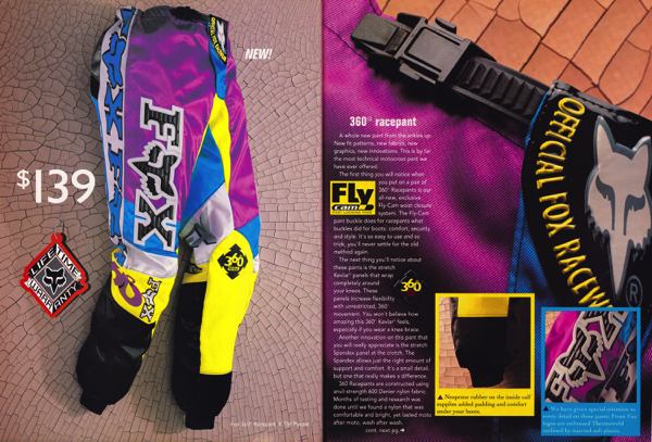 fox retro motocross gear