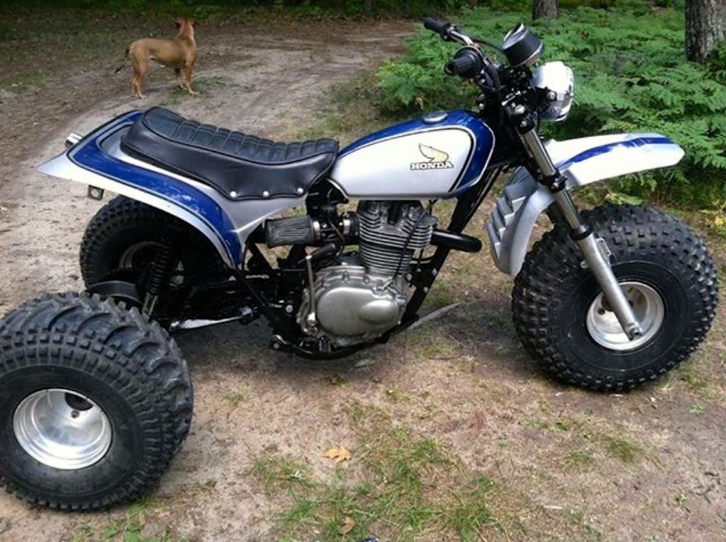 three wheel off road motorcycle