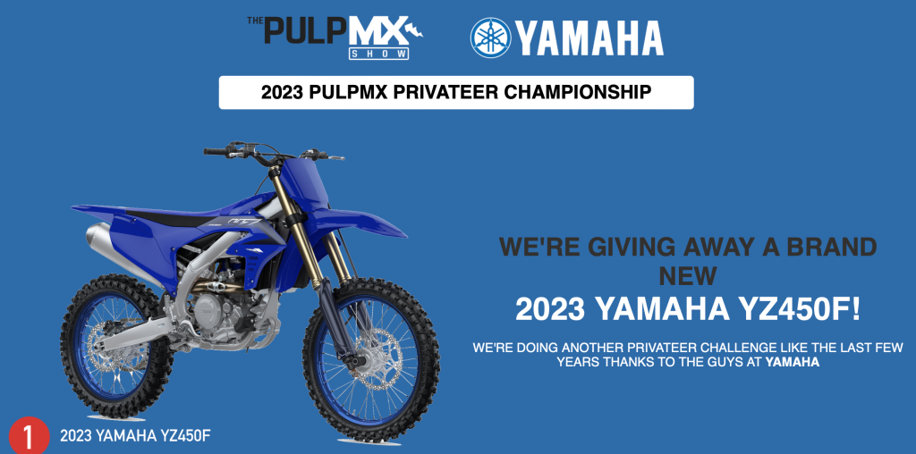 2023 PulpMX PCS Raffle PulpMX