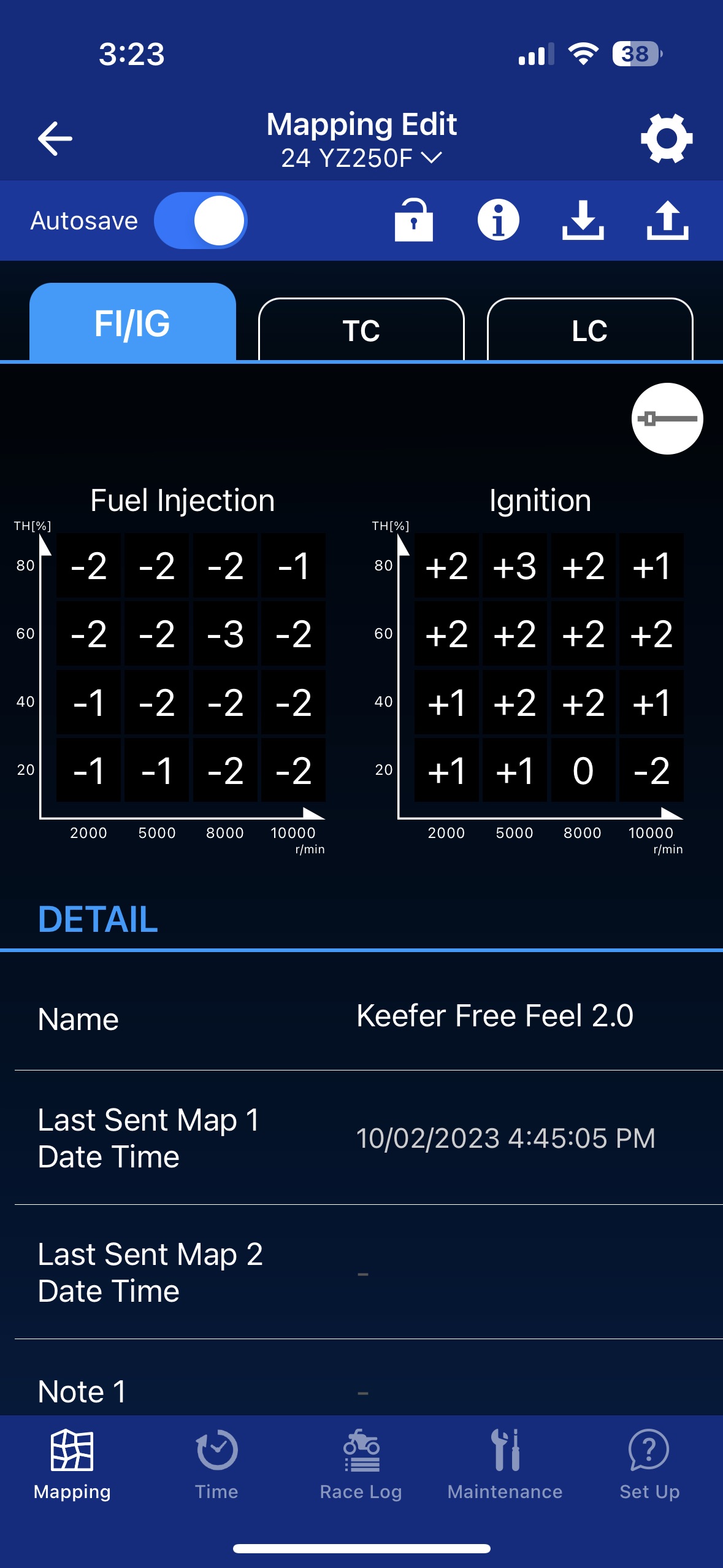 2024 Yamaha YZ250F Optional Yamaha Power Tuner Maps PulpMX